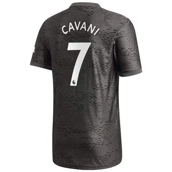 Maillot Football Manchester United NO.7 Cavani Exterieur 2020-21 Noir